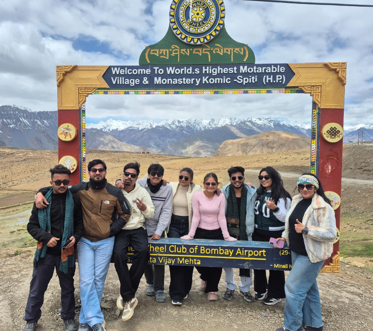 komic , world's highest motorable village