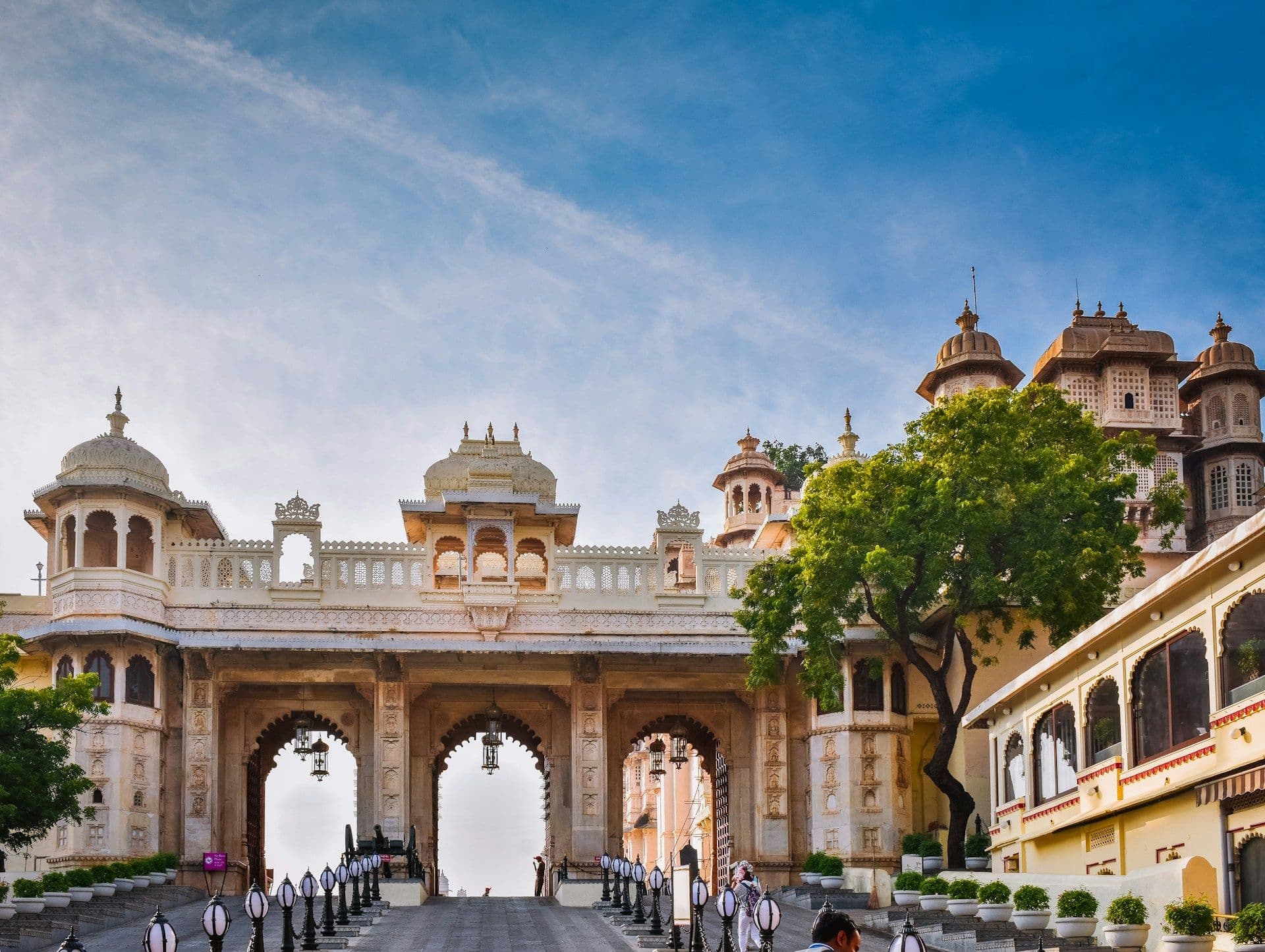 Tripolia Gate of the City Palace in Udaipur, Rajasthan